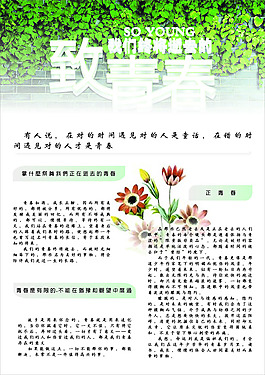 致青春海報