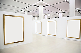 書畫展廳設(shè)計圖片