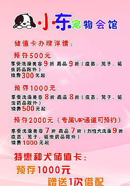 價格表