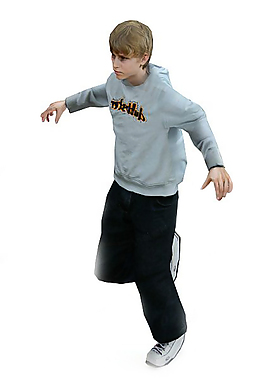 3DMAX男孩模型