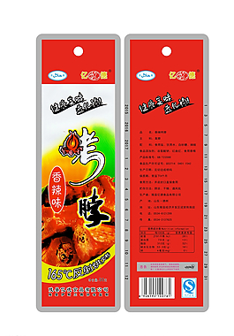 香辣鴨脖包裝袋圖片