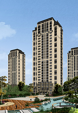 住宅效果圖圖片