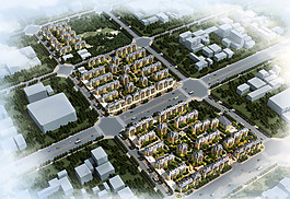 建筑鳥瞰圖圖片
