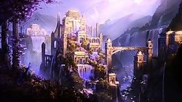 夢幻王國高清背景素材