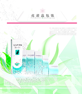 化妝品海報設計圖片