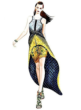 服裝設(shè)計(jì)手繪效果圖