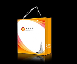 手提袋平面图图片