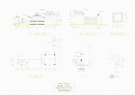 大門(mén)圍墻施工圖