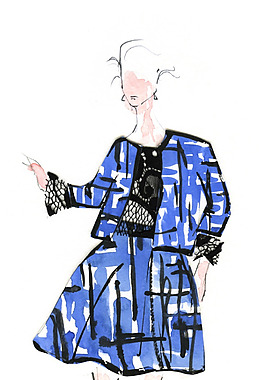 服裝設(shè)計(jì)手繪效果圖