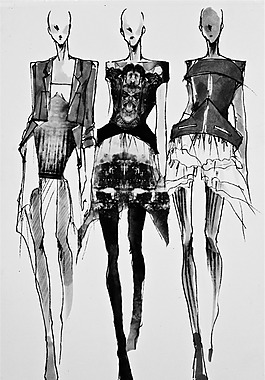 服裝設(shè)計(jì)手繪效果圖