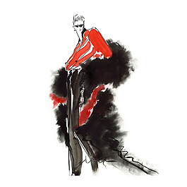 服裝設(shè)計(jì)手繪效果圖