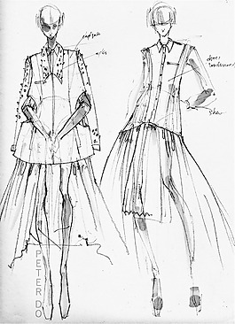 服裝設(shè)計手繪效果圖