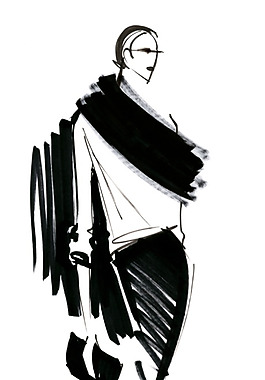 服裝設(shè)計(jì)手繪效果圖