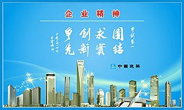 企業精神企業文化展板