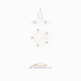 大堂水景之石材與鋼化玻璃