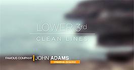 簡(jiǎn)潔下橫欄字幕動(dòng)畫AE模板