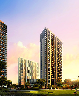 建筑外景效果图图片