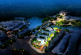公園夜景圖片