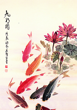 九魚圖圖片