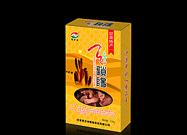 鎖陽包裝設計展開圖圖片