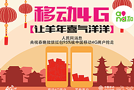 移動4G春節(jié)紅包圖片