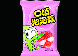 口哨泡泡糖圖片