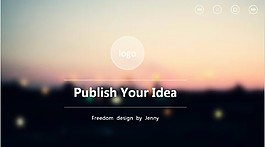 ios風(fēng)格扁平化設(shè)計(jì)商務(wù)實(shí)用報(bào)告