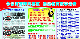 师德师风板报图片
