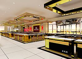 金銀首飾展柜圖片