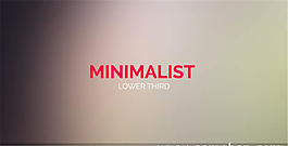 7扁平化極簡(jiǎn)下橫欄展示動(dòng)畫AE模板