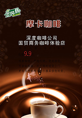 咖啡海報