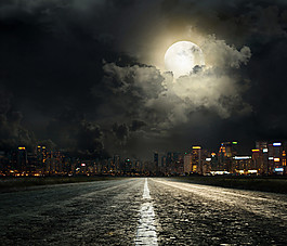 城市夜景圖片