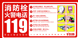 消防栓防火警示牌圖片
