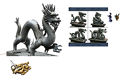 龍 雕塑圖片