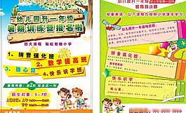 培訓(xùn)班暑期招生宣傳單圖片