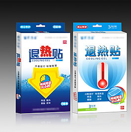 退熱貼盒子（效果圖）圖片