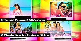 七彩繽紛的假日記憶AE相片模板