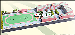 学校鸟瞰图片