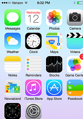 IOS7 扁平化 UI 大全图片