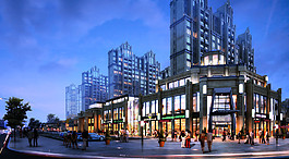 商業(yè)建筑夜景圖片