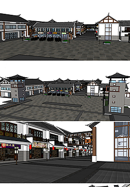 古建商業(yè)街圖片