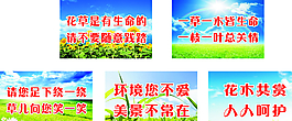 愛護(hù)花草圖片