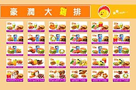 雞排點(diǎn)餐牌