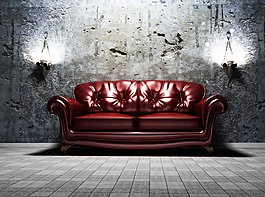 高清沙發(fā)背景墻圖片