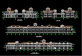 商業(yè)街建筑立面
