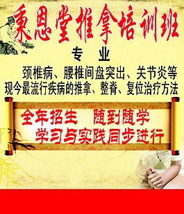 中醫(yī)推拿培訓
