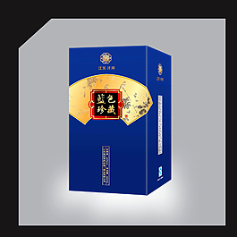 白酒 酒盒 包裝 設(shè)計(jì) 展開圖圖片
