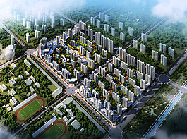 建筑鳥瞰圖圖片