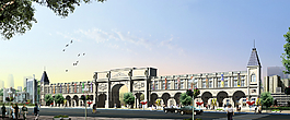 商業(yè)街景觀設(shè)計(jì)圖片