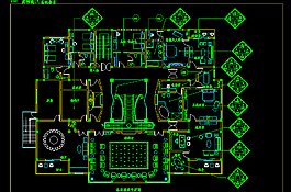 總統(tǒng)套房平面圖紙